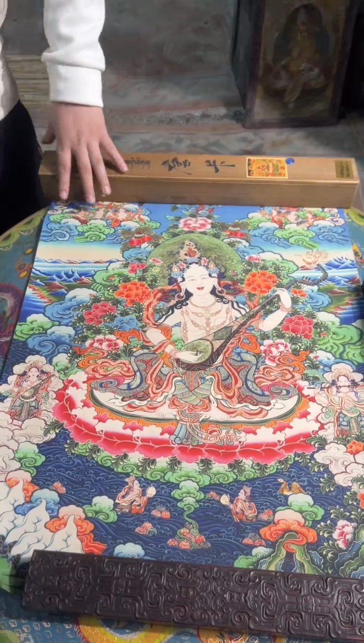 卷轴画卷轴画艺艺的唐卡tk16005