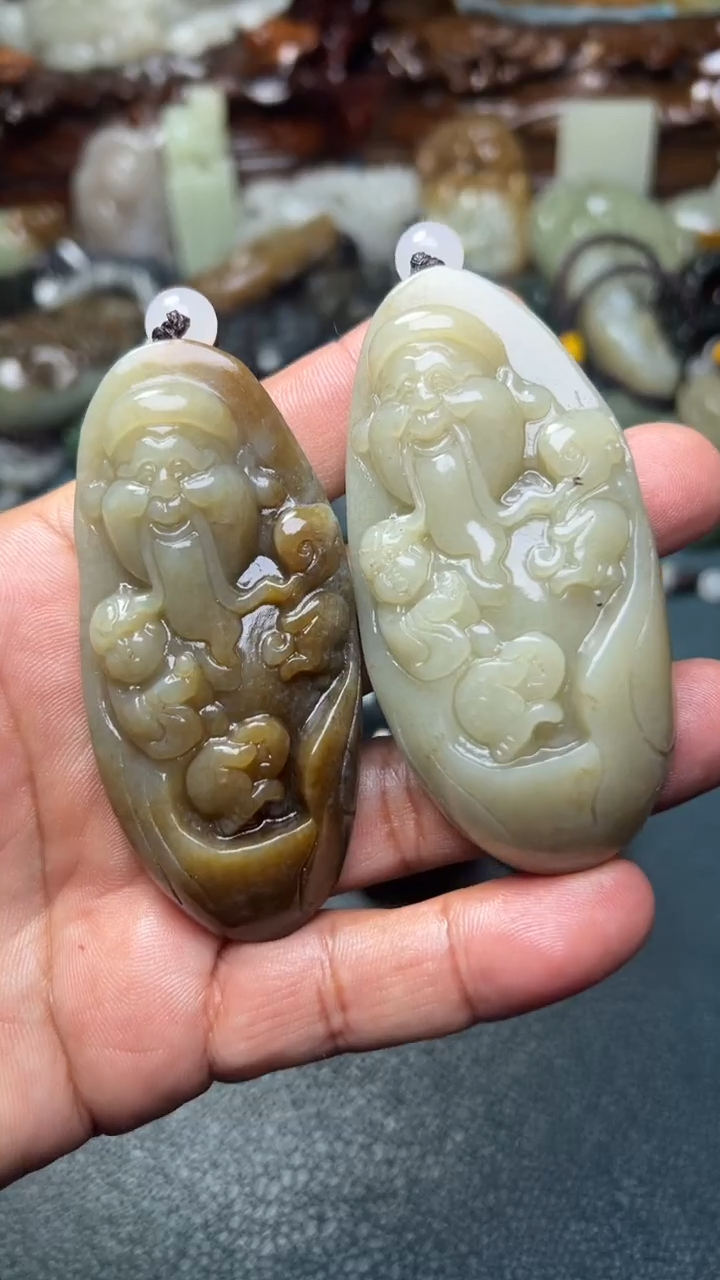 未镶嵌和田玉把件2