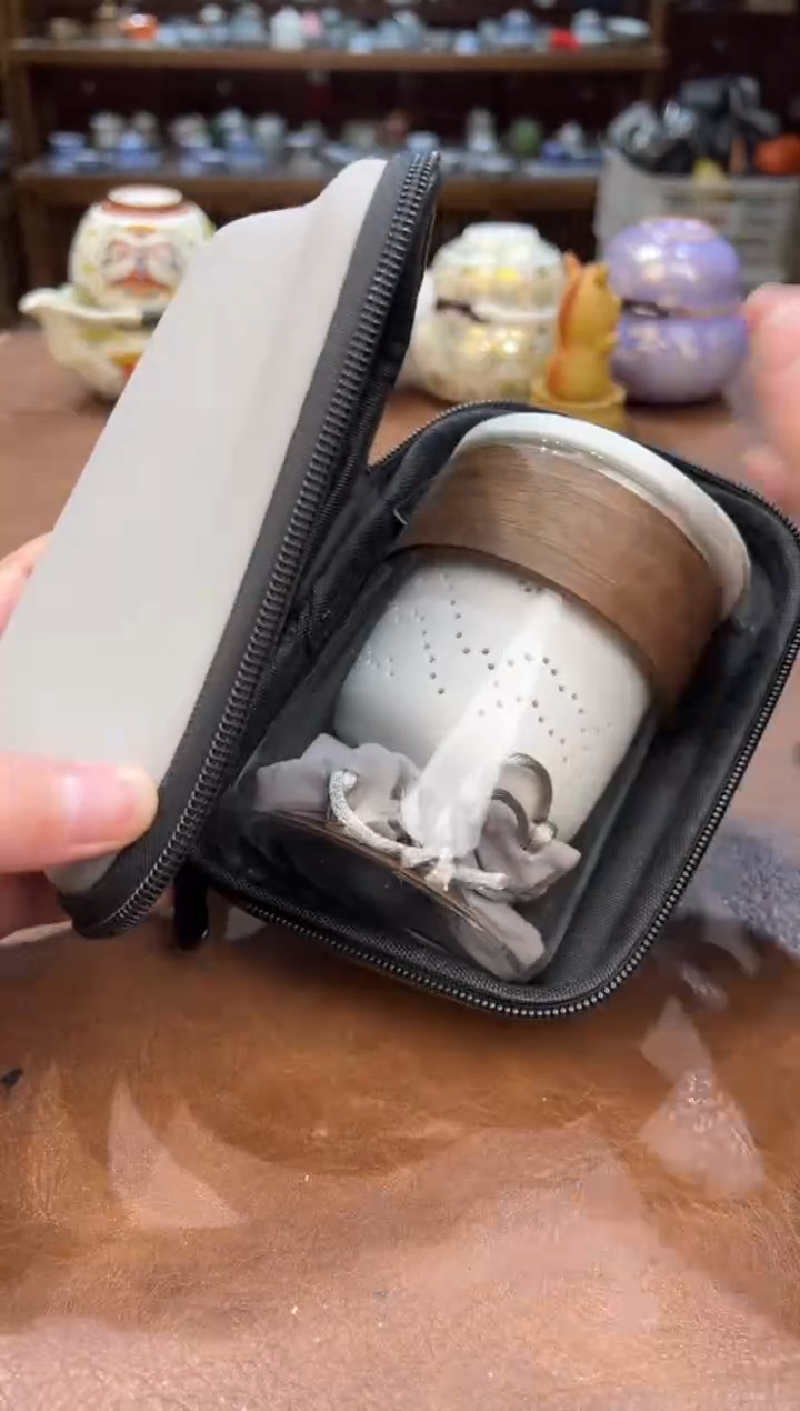 真的很便宜会开片的旅行茶具