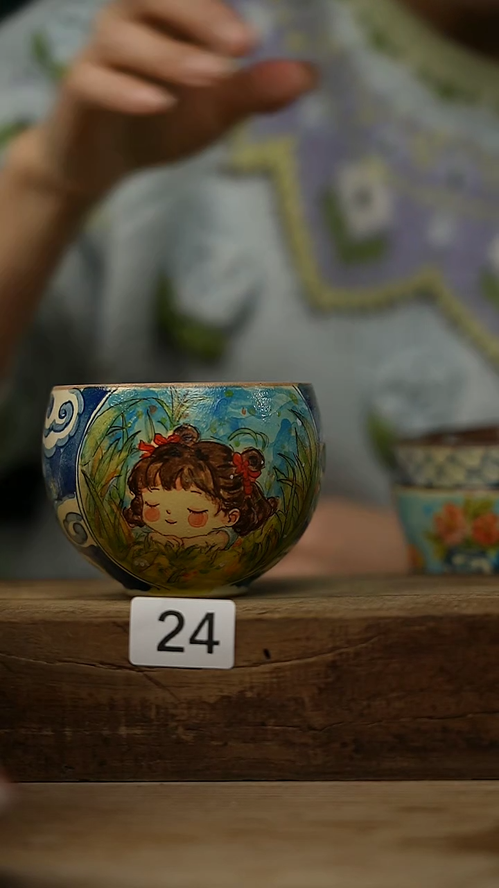 【闪购商品】瓷片迷糊设计师 手作款 手绘系列  杯