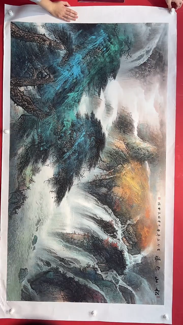 国画画家陆远华纯手绘原作