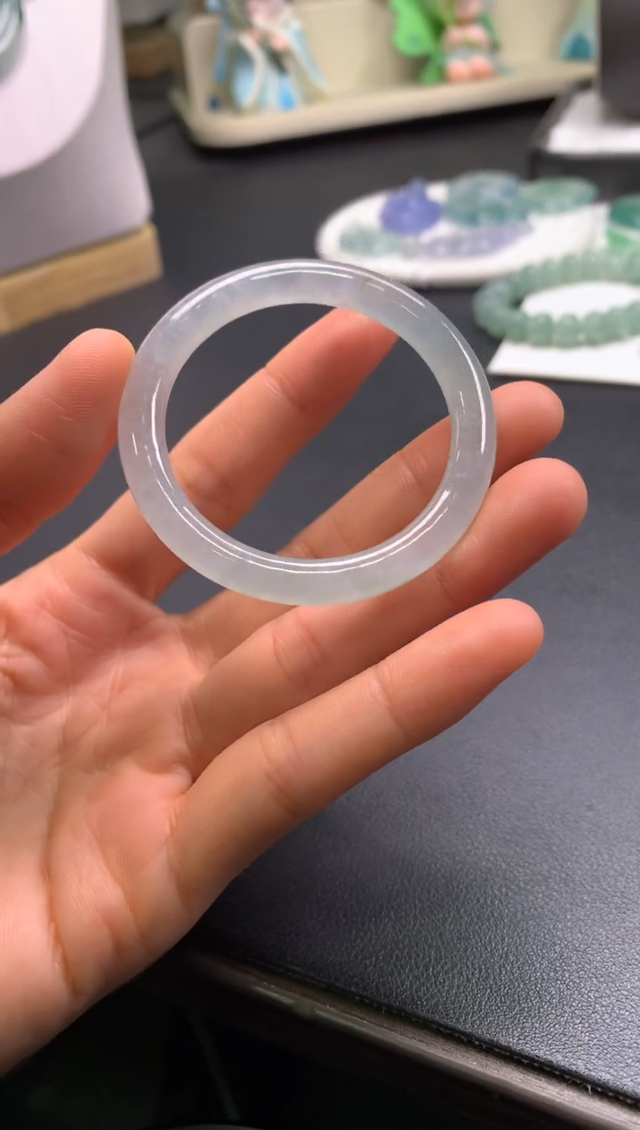 未镶嵌定制翡翠0265731371（42.9*5.2*6.5）