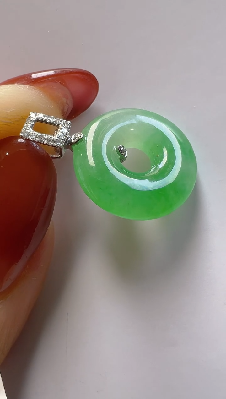 【闪购商品】翡翠吊坠(不含链)18K金镶嵌多样性团购发一件