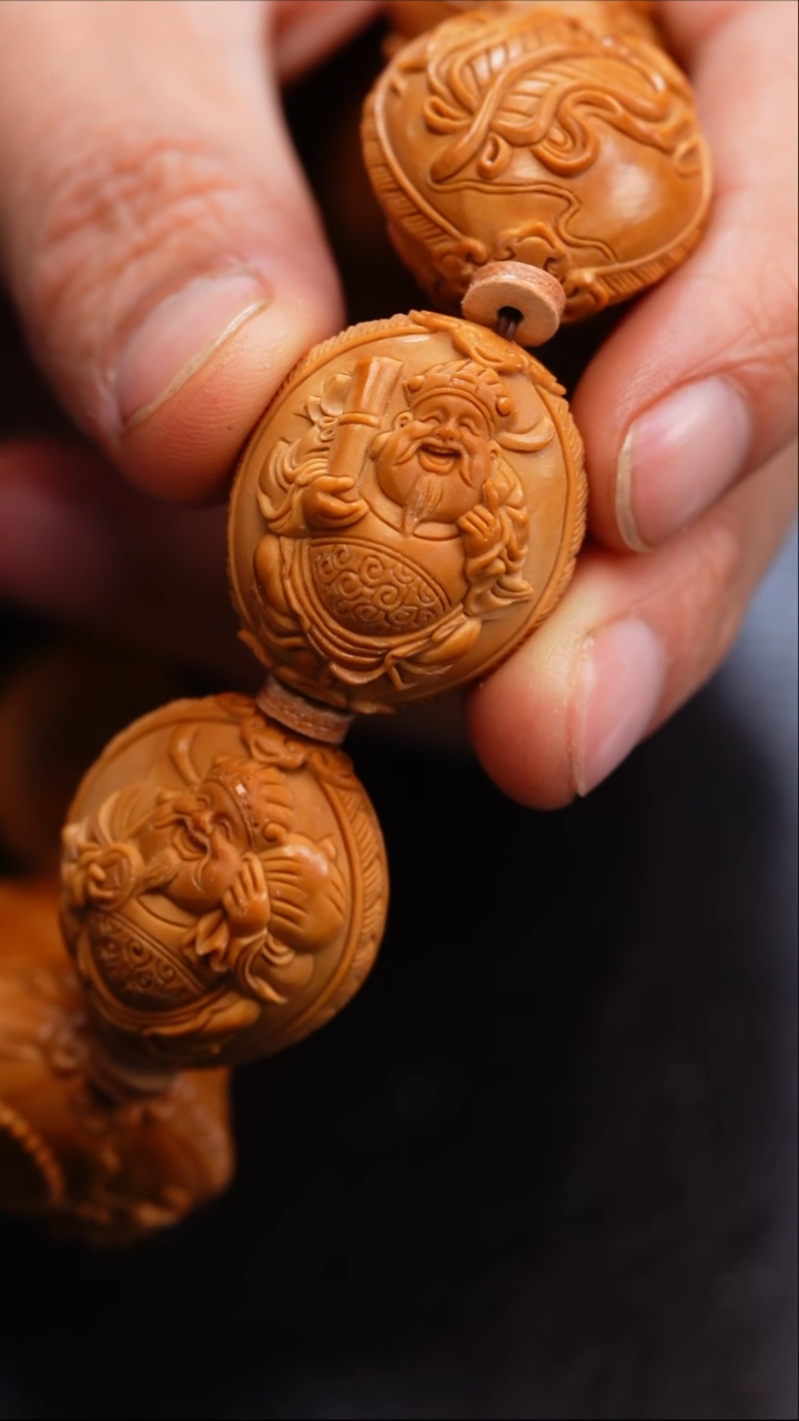 【闪购商品】橄榄核吊坠苏工橄榄核