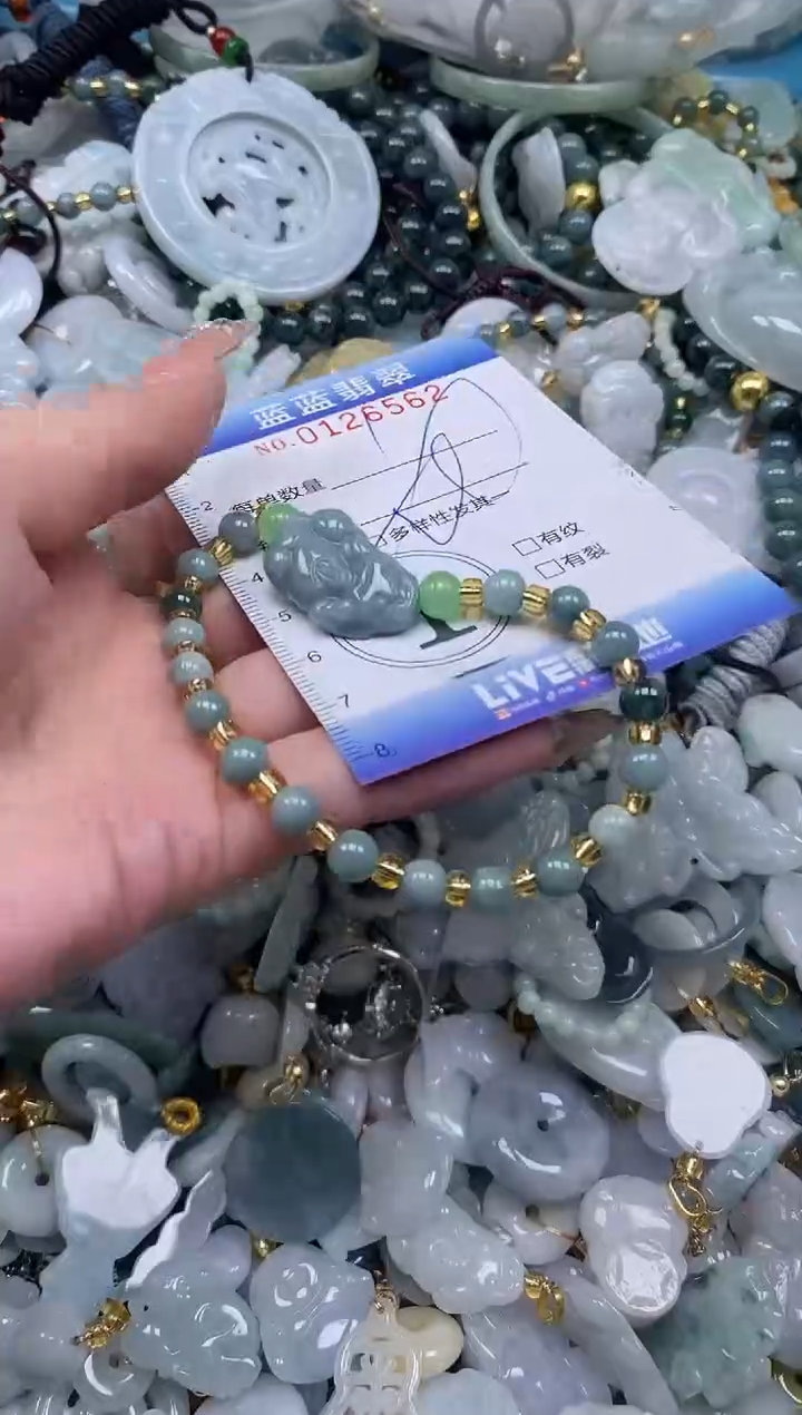 【闪购商品】翡翠颈饰未镶嵌闪购0126562多样性发其一