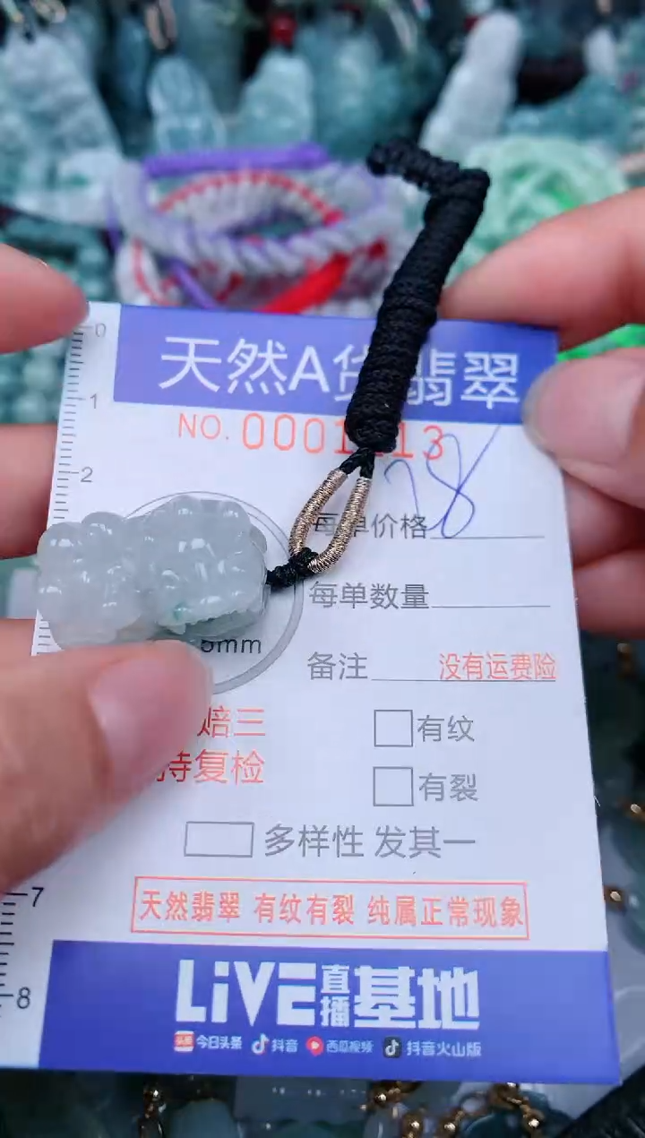 翡翠未镶嵌颈饰...0001113