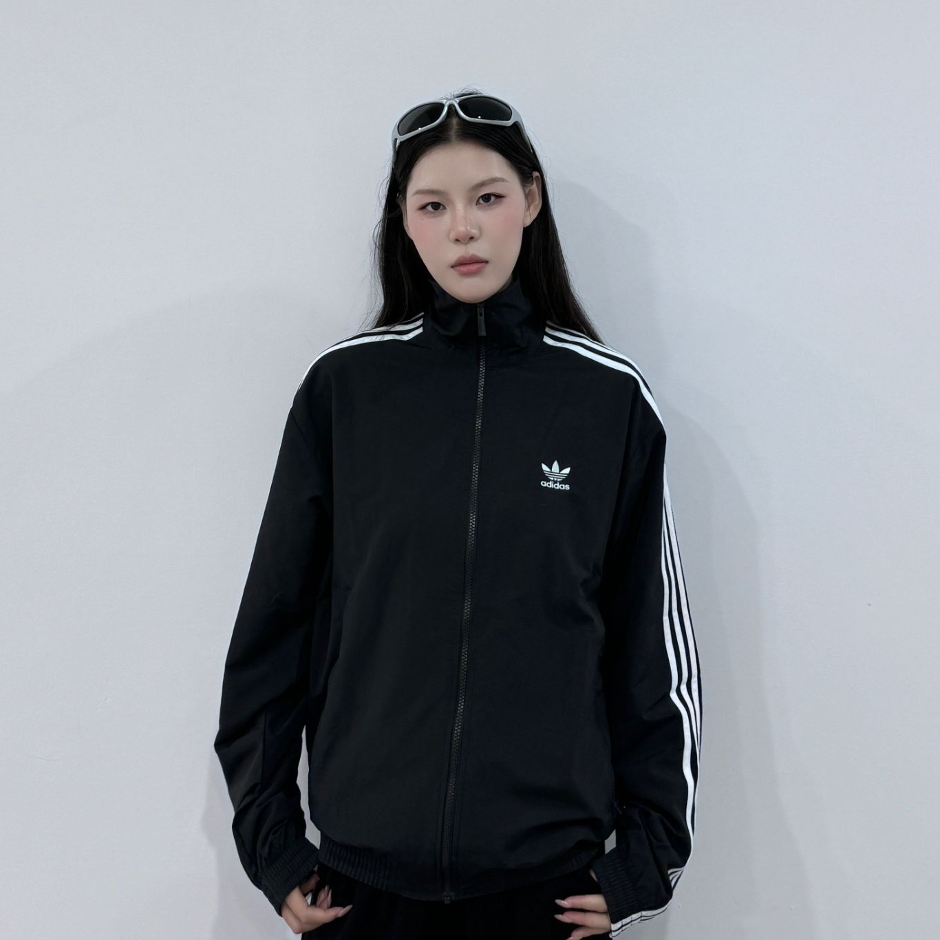 阿迪达斯【商场同款】男子 三叶草经典三条纹时尚百搭外套KB2466