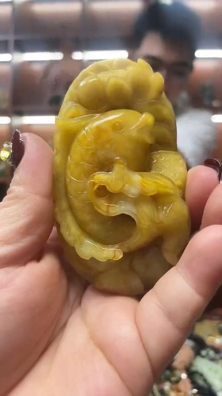 未镶嵌蛇纹石玉手把    