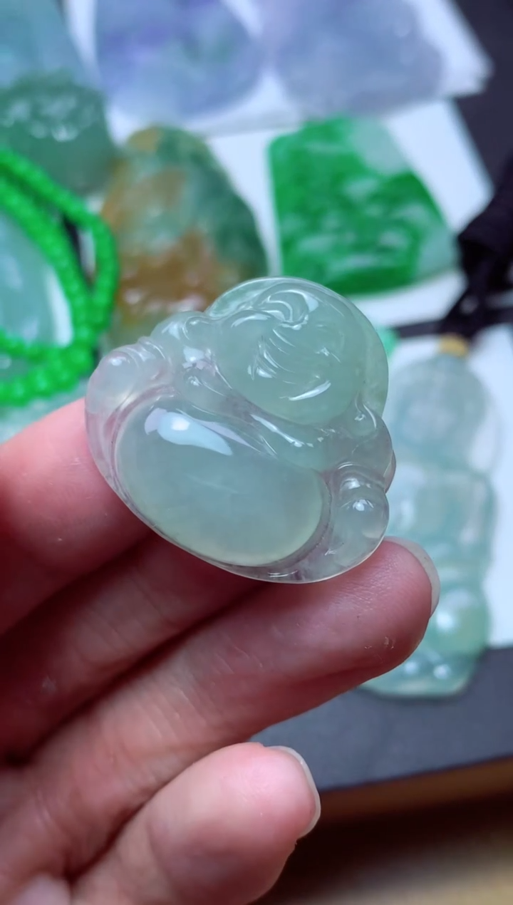 翡翠未镶嵌颈饰天然翡翠