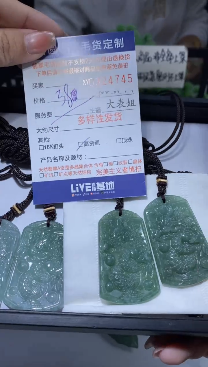 【闪购商品】翡翠颈饰未镶嵌多样性发其一324745