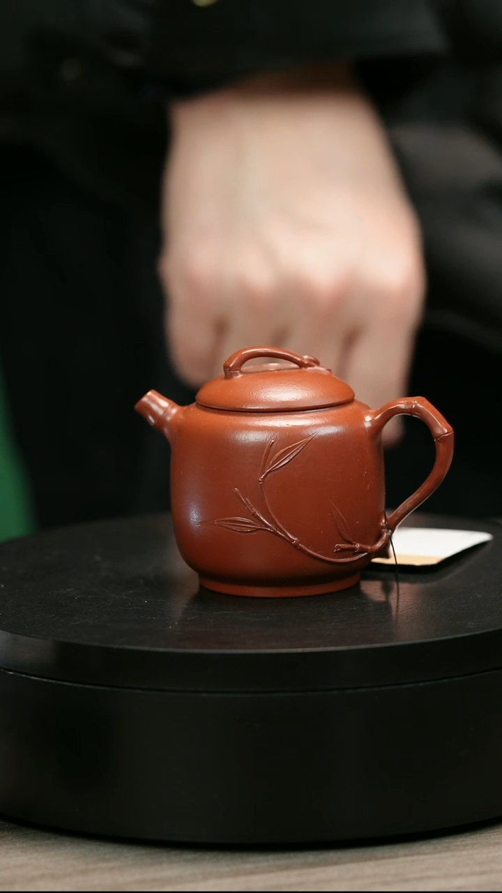 茶壶紫砂用****5H2229陈春芬竹叶圆瓜