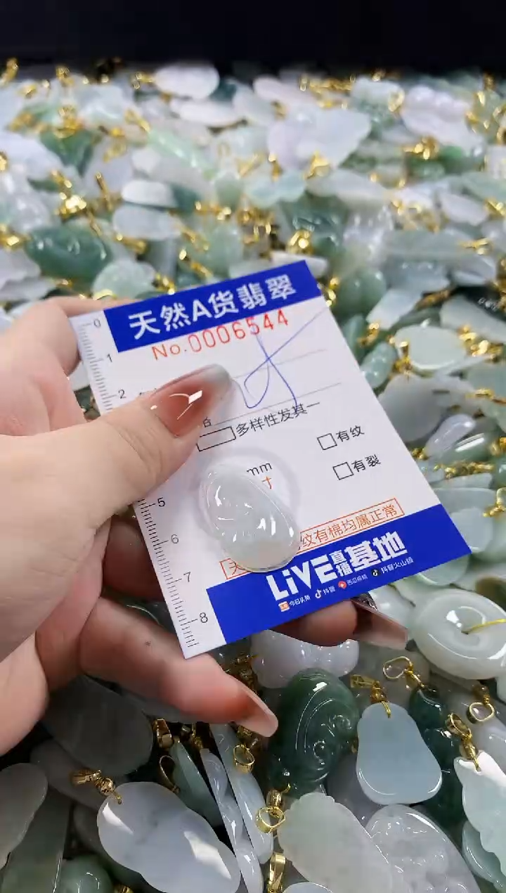 颈饰未镶嵌翡翠天然A货翡翠