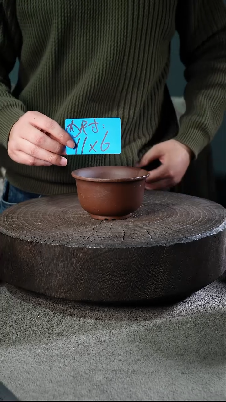 A015 宜兴紫砂花盆