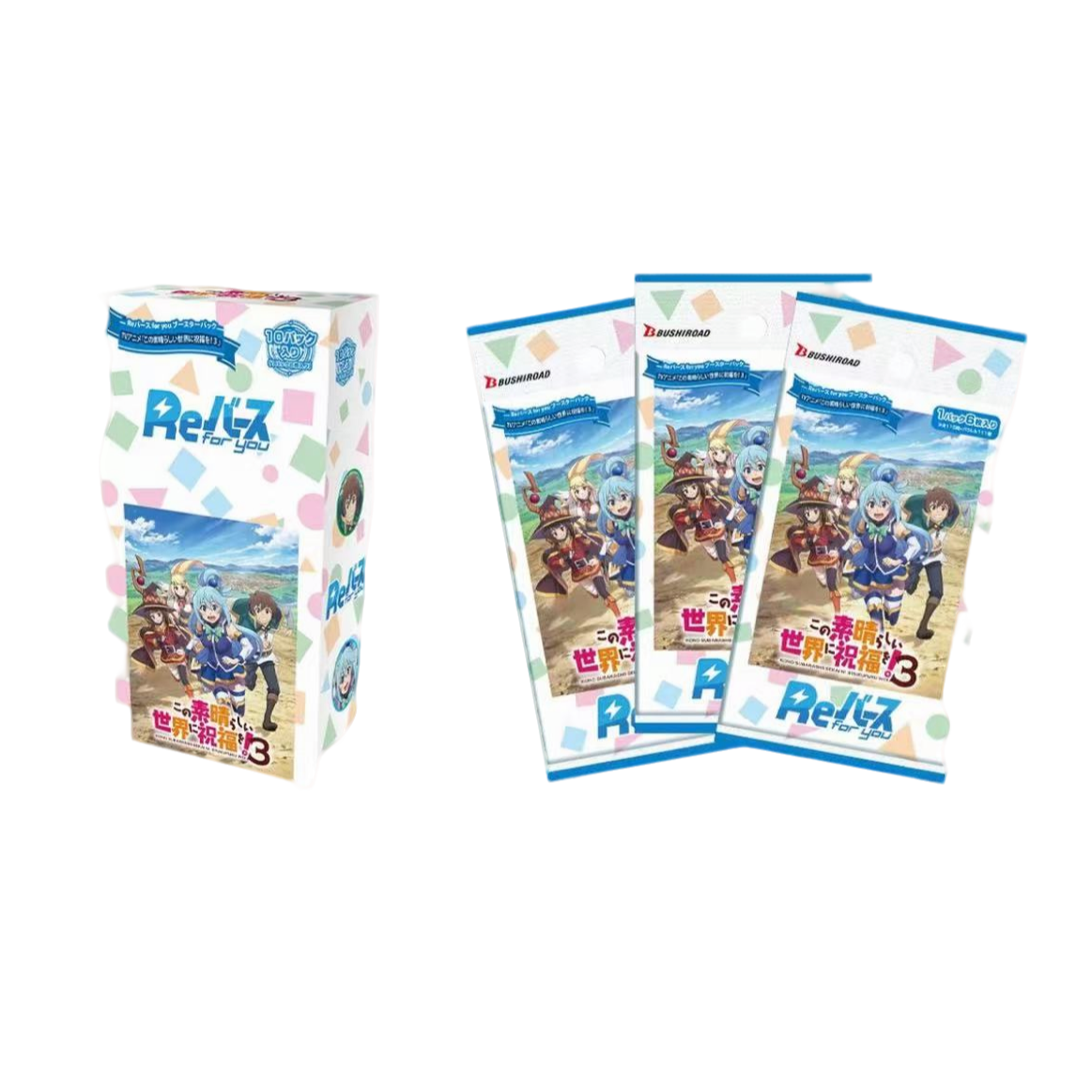 rebirth Re:为美好世界献上祝福 补充包素晴 卡牌(盲盒代拆)