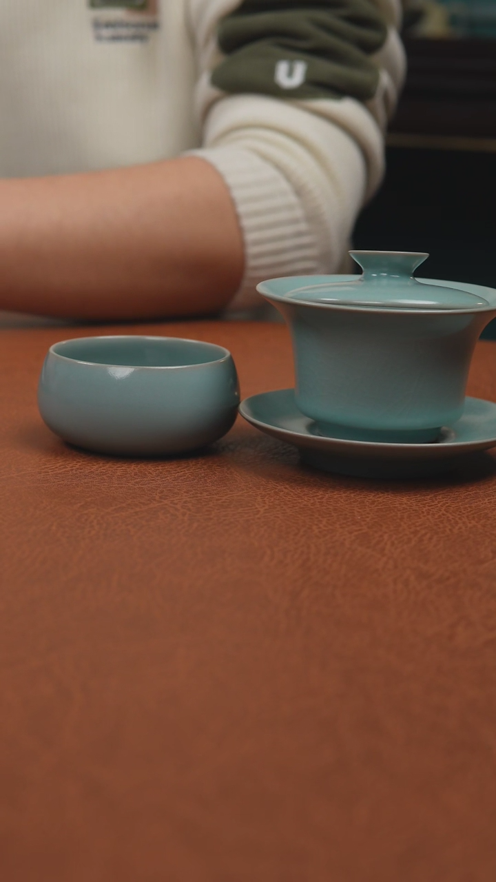 【闪购商品】杯汝州原产地原矿釉仿古小马蹄+杯子