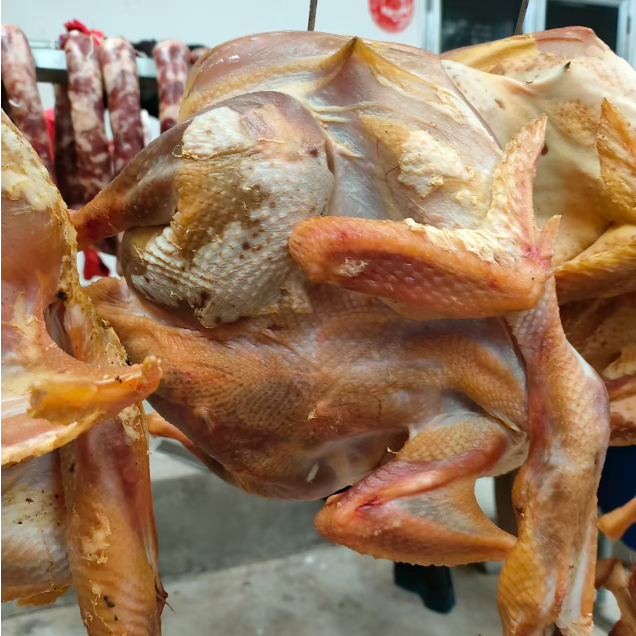 湖北荆门风干鸡精选散养土鸡腊味浓郁