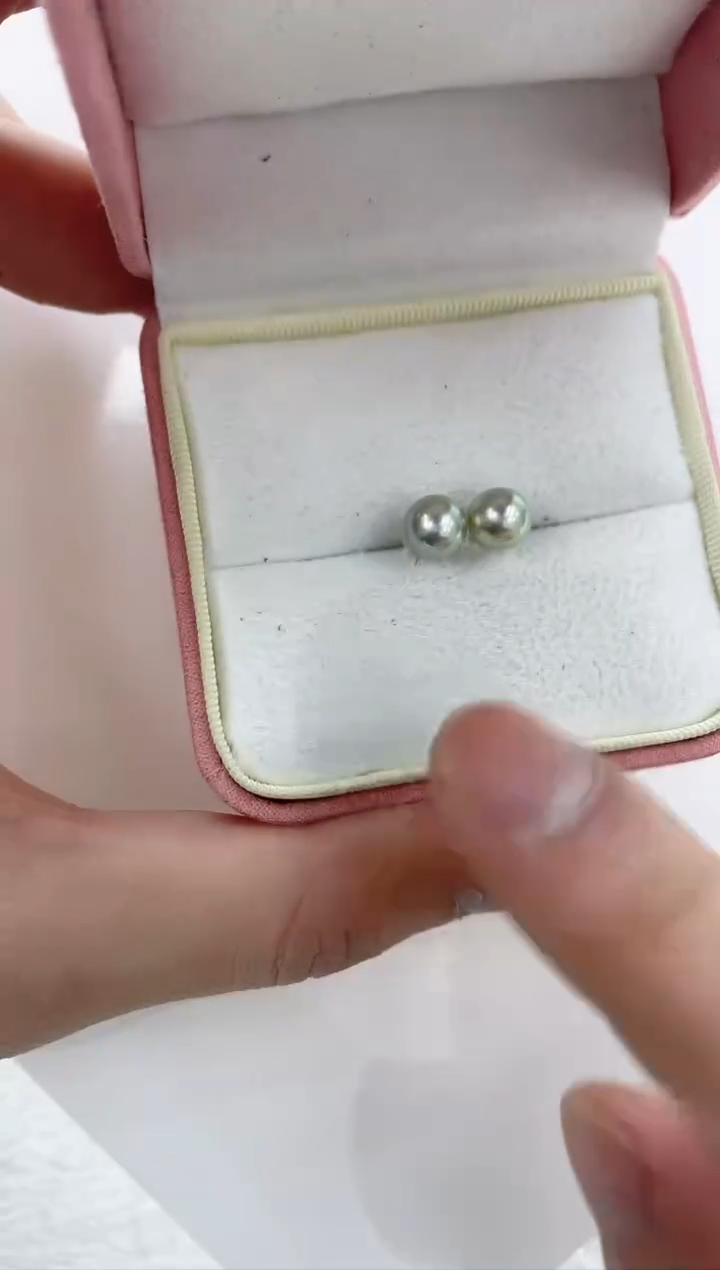 【闪购商品】海水珍珠耳饰18K金镶嵌海水珍珠耳饰