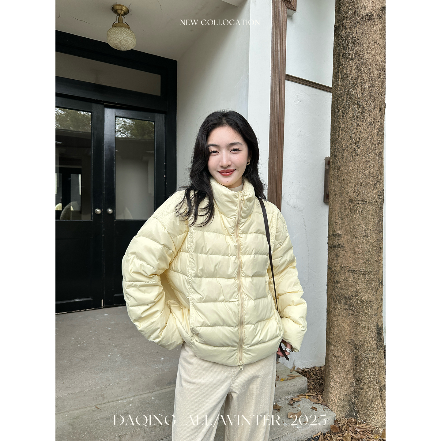 许大晴【保暖舒芙蕾】国标白鸭绒轻盈蓬松羽绒服D6A75