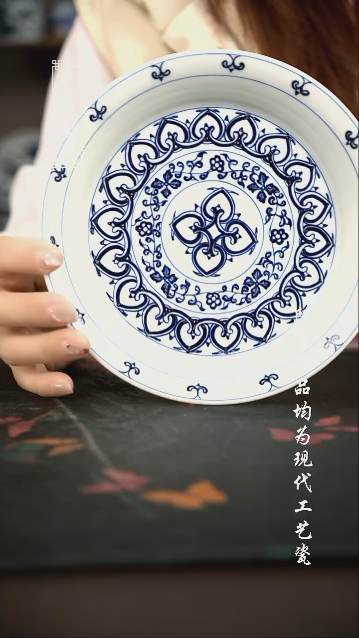 微瑕 福利手绘现代高温瓷 壶承