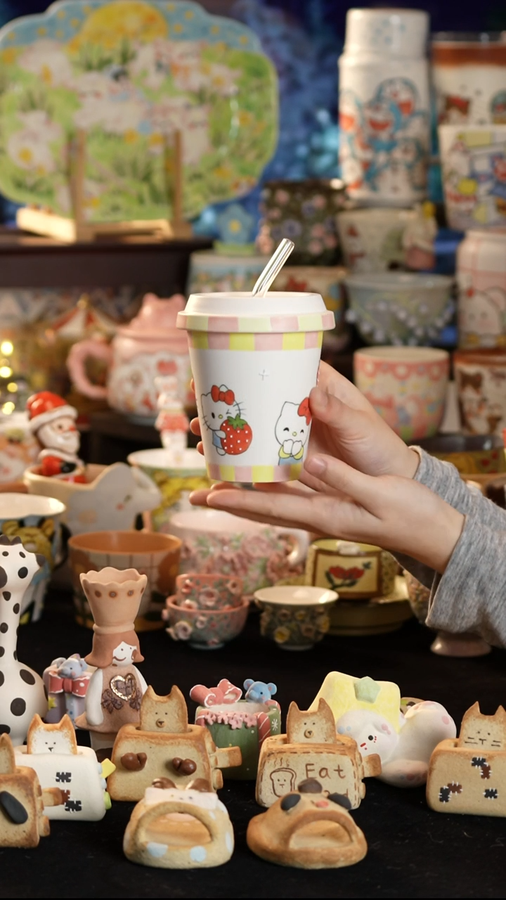 其他陶景德镇釉下彩手绘设计师款陶瓷