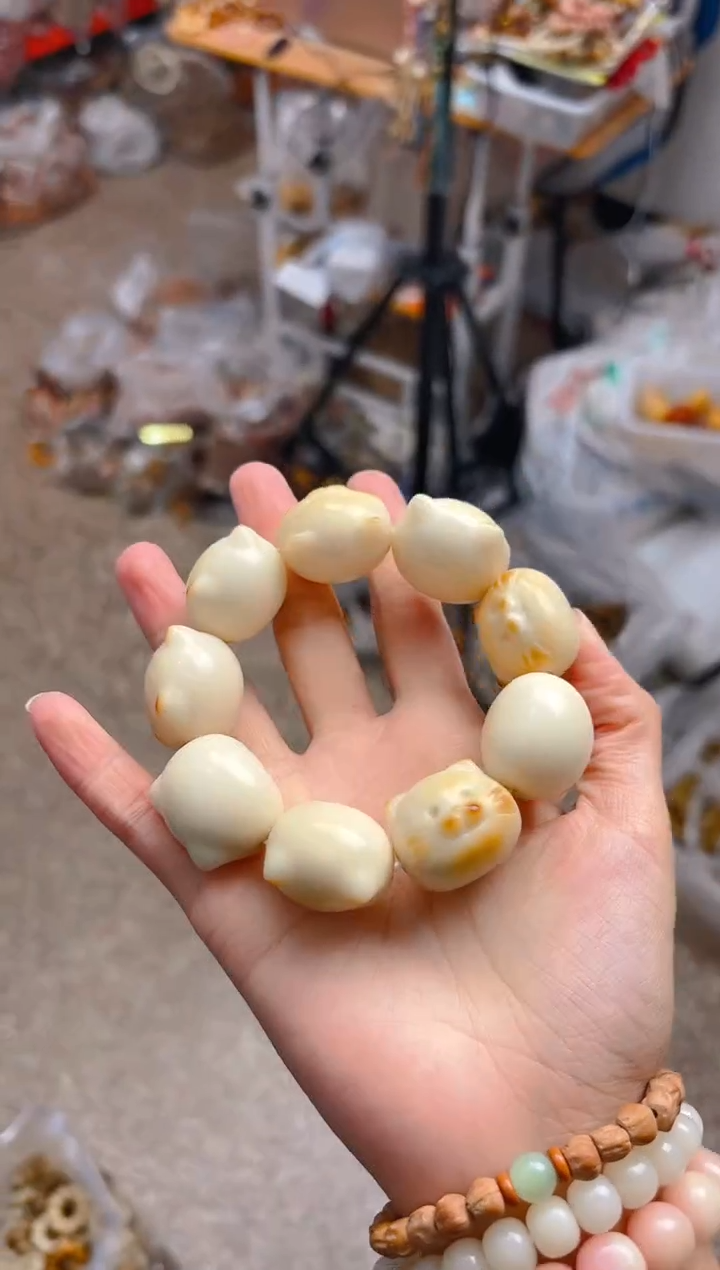 吊坠菩提根/象牙果猫咪头单圈