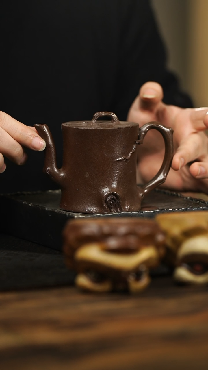 【闪购商品】紫砂茶杯55号紫砂柴烧