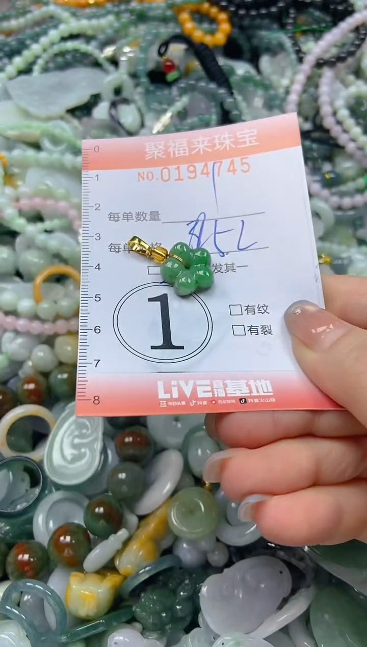 翡翠未镶嵌颈饰闪购0194745多样性发其一