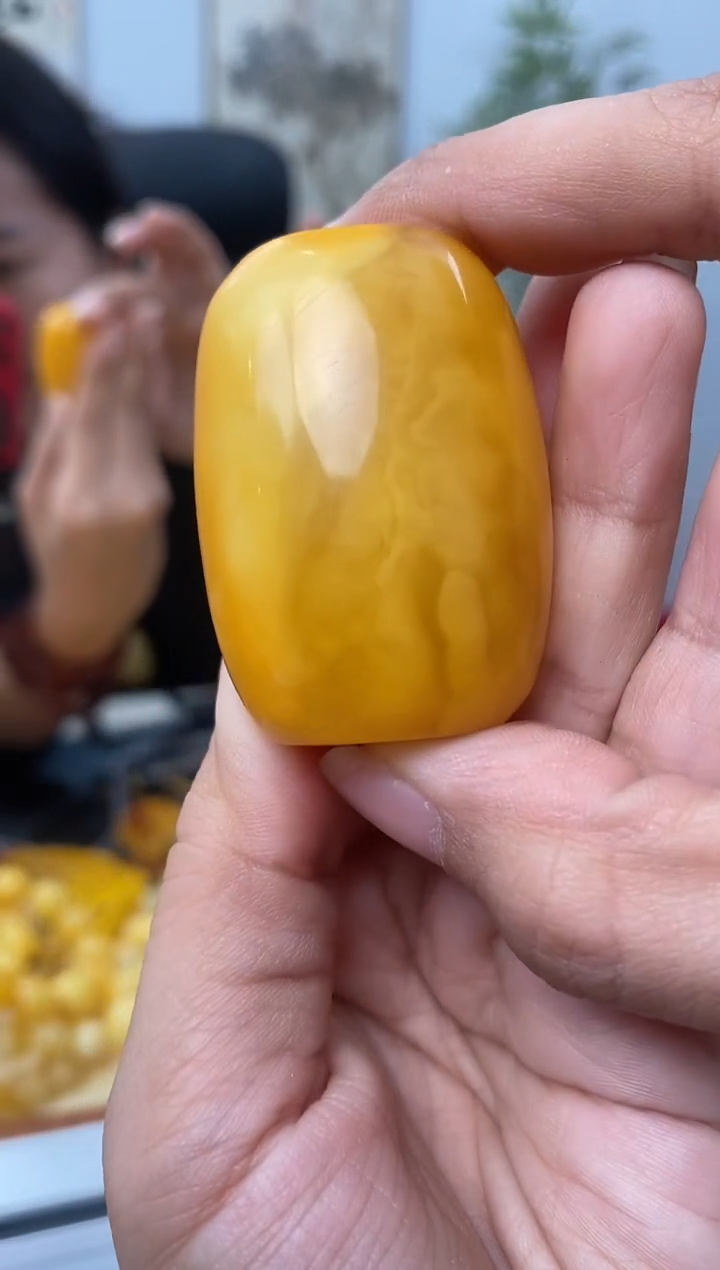 【闪购商品】琥珀裸石未镶嵌天然琥珀蜜蜡桶珠