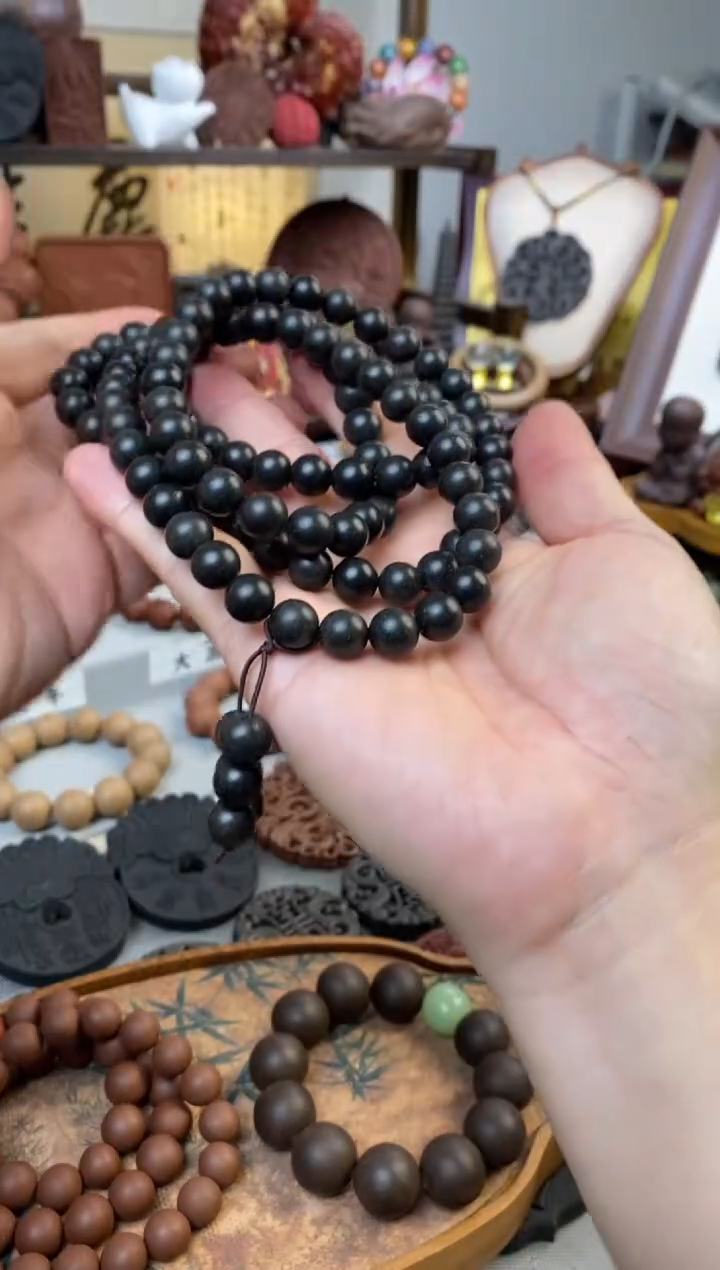 泥塑藏觉天香合香手串108