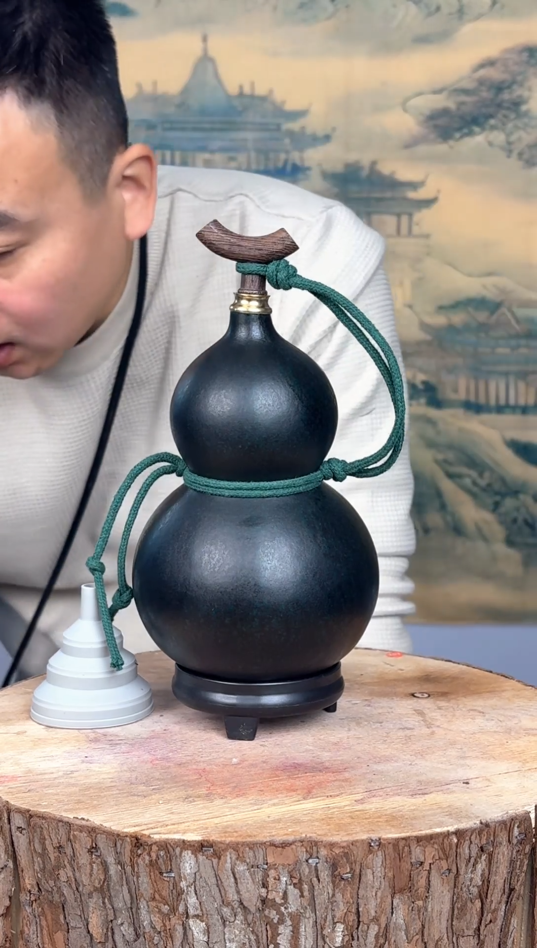 永*思天然大漆工艺酒葫芦 一物一拍