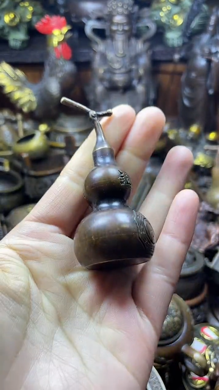 闪购链接，点击下单，有运费险，铜摆件