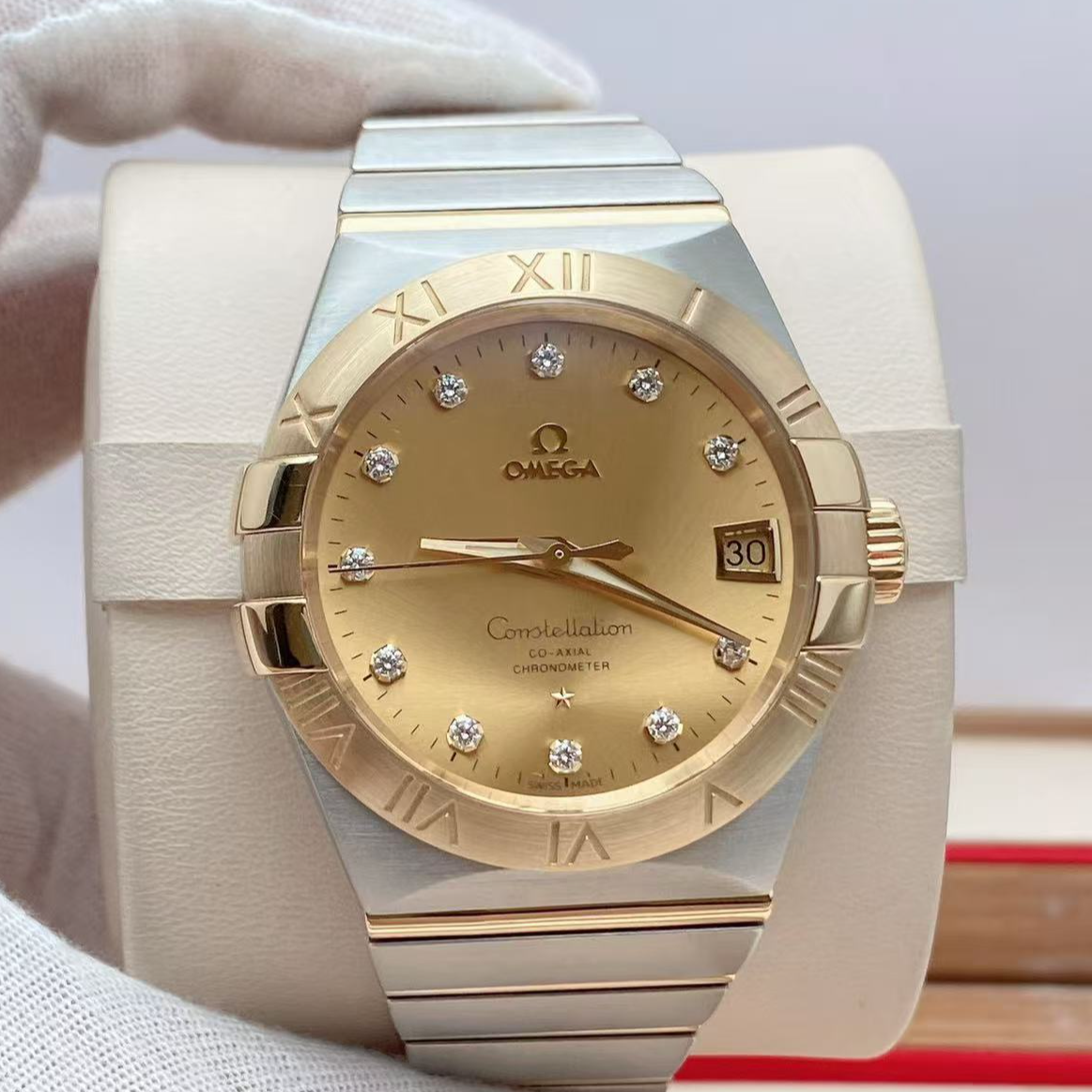 99新 Omega/欧米茄 欧米茄星座自动机械表径38mm
