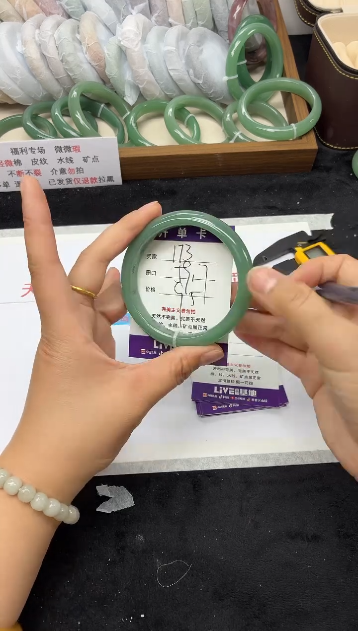 未镶嵌手镯石英质玉173