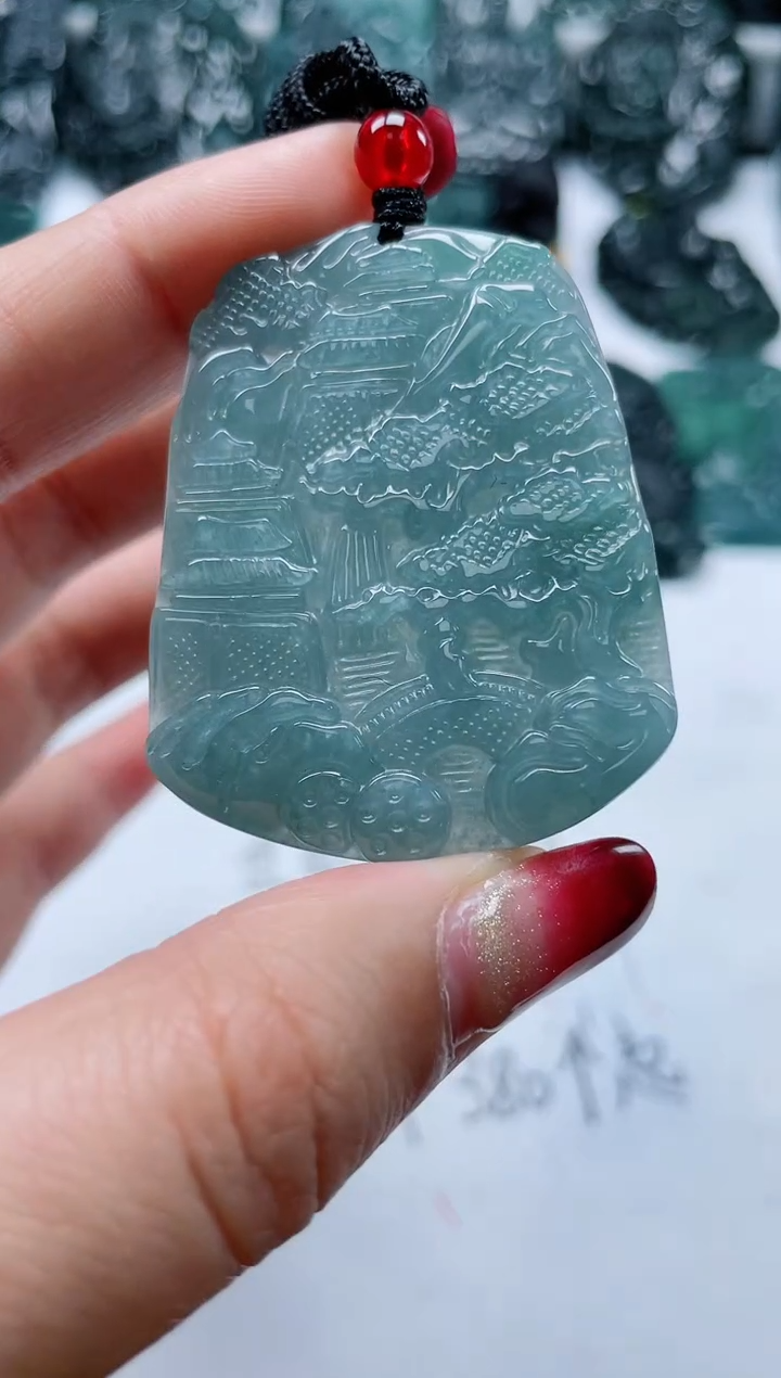 【闪购商品】翡翠颈饰未镶嵌多样性发货一件发货-大山水