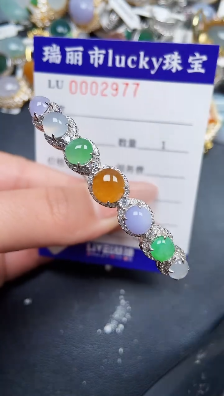 【闪购商品】翡翠颈饰银S925镶嵌2977