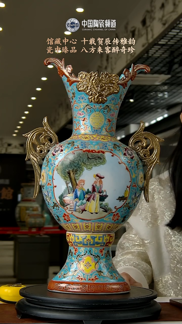 【闪购商品】摆件E538中国景德镇陶瓷精选