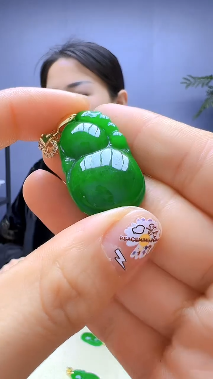 【闪购商品】翡翠颈饰14K金镶嵌颈饰