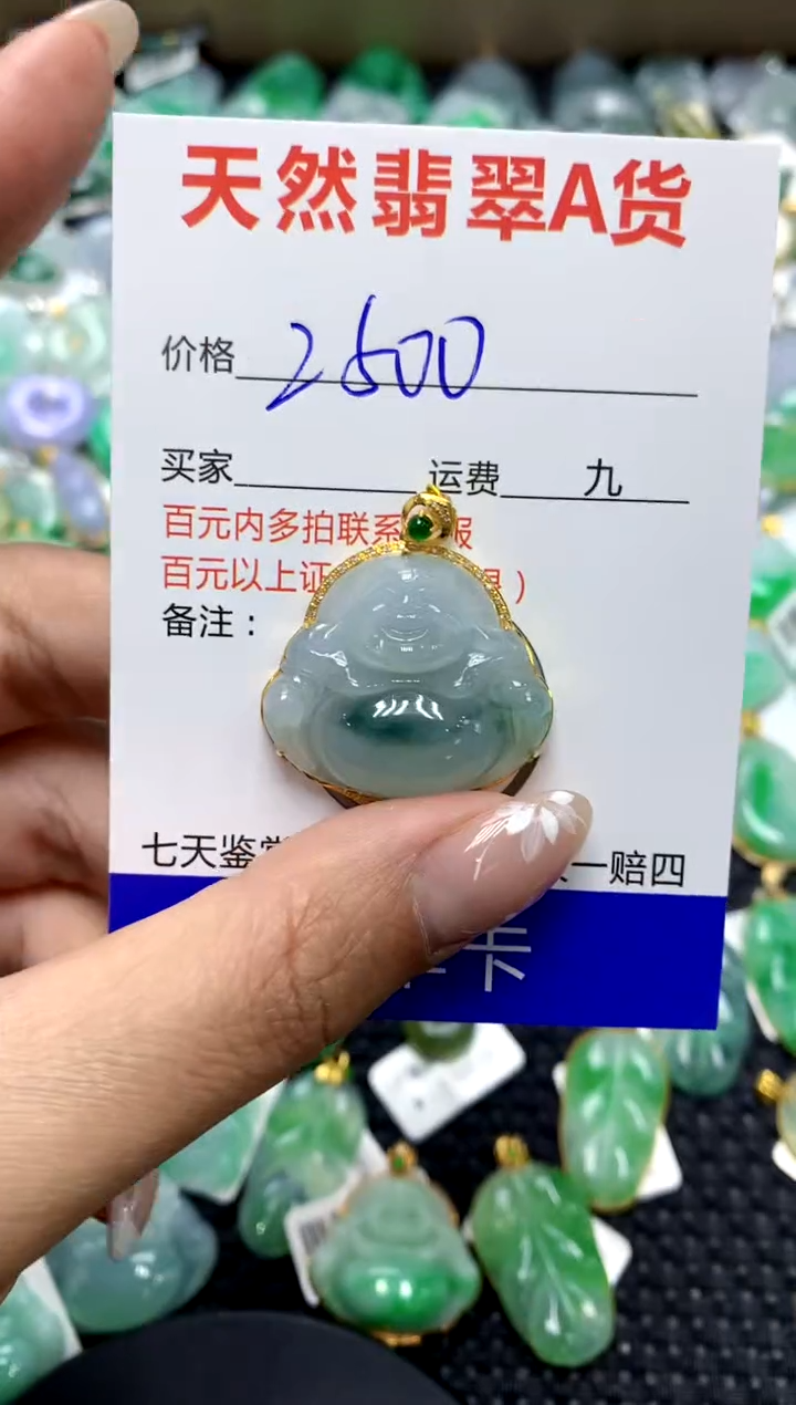 【闪购商品】翡翠颈饰18K金镶嵌111111111111111111