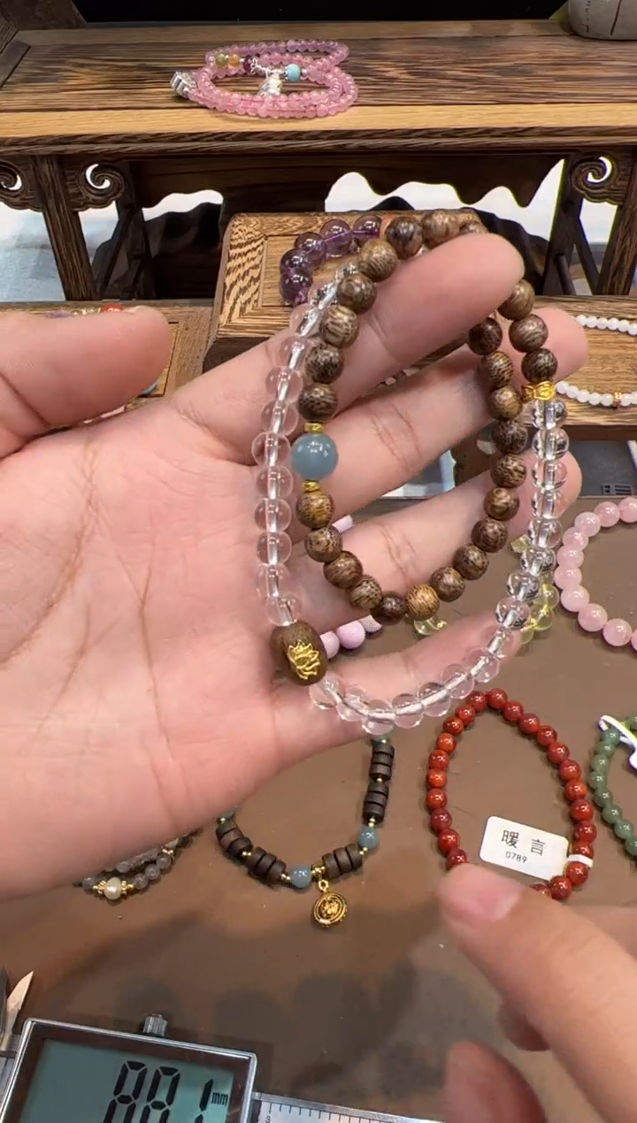 【闪购商品】水晶手串未镶嵌@@手饰