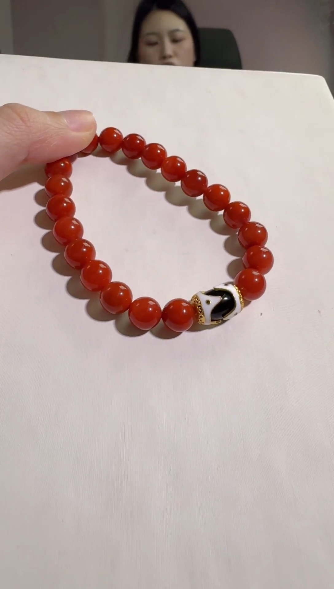 【闪购商品】南红玛瑙手串未镶嵌瓦西南红玫瑰红手串