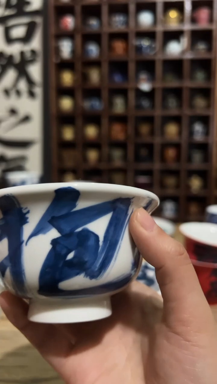 【闪购商品】观云听雨原创手绘茶具
