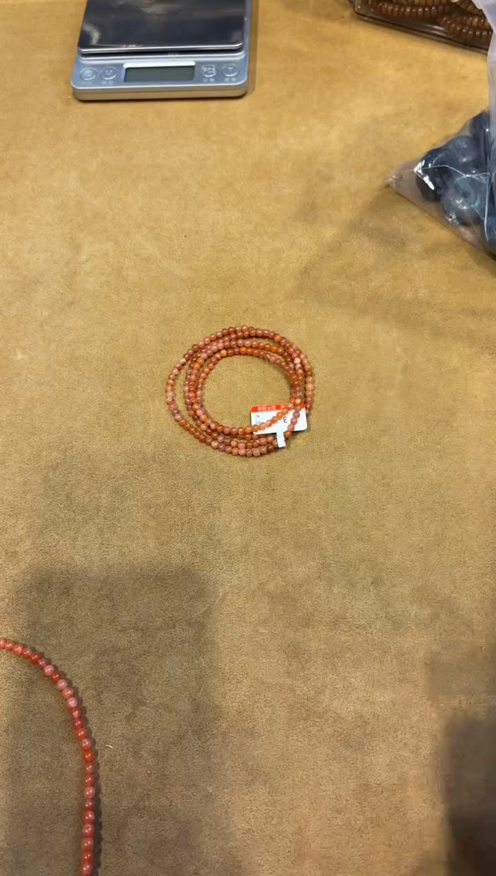 未镶嵌手链南红玛瑙南红长链4mm