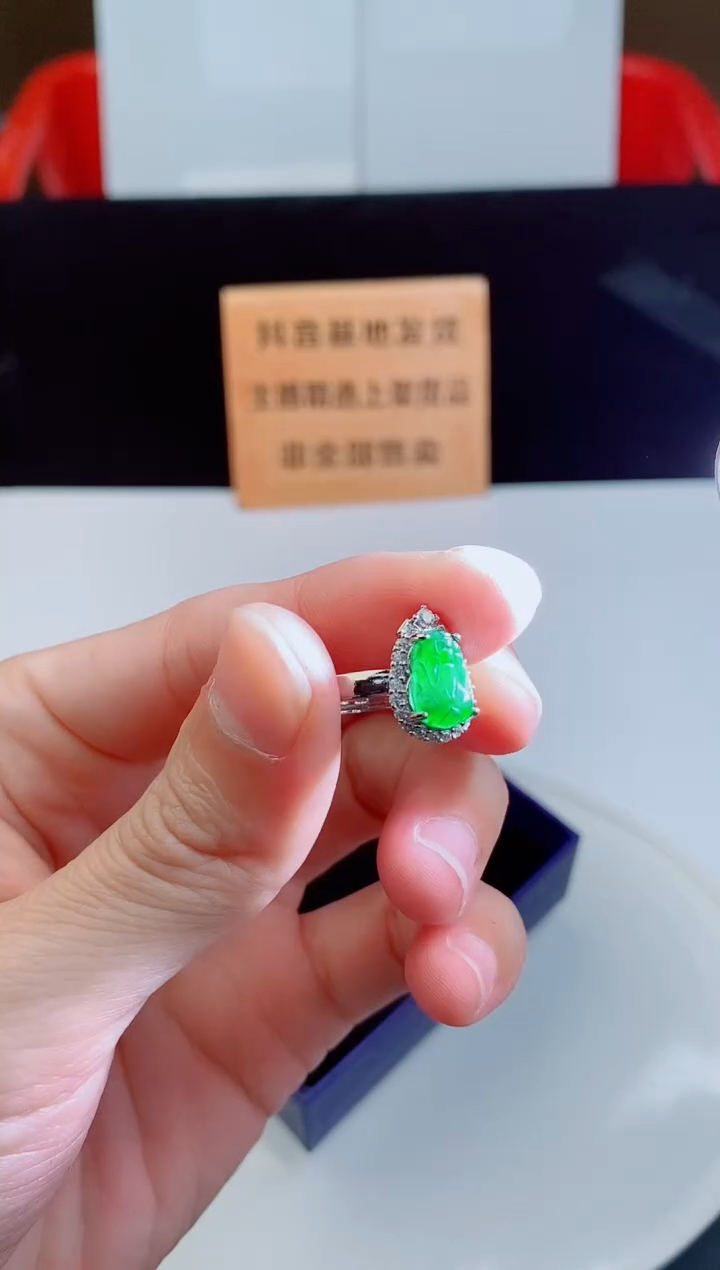 颈饰未镶嵌翡翠 