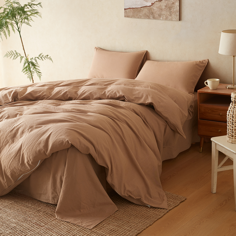 椒时【体验推荐】棉麻套件55棉45麻柔软亲肤干爽透气天然抑菌有福利