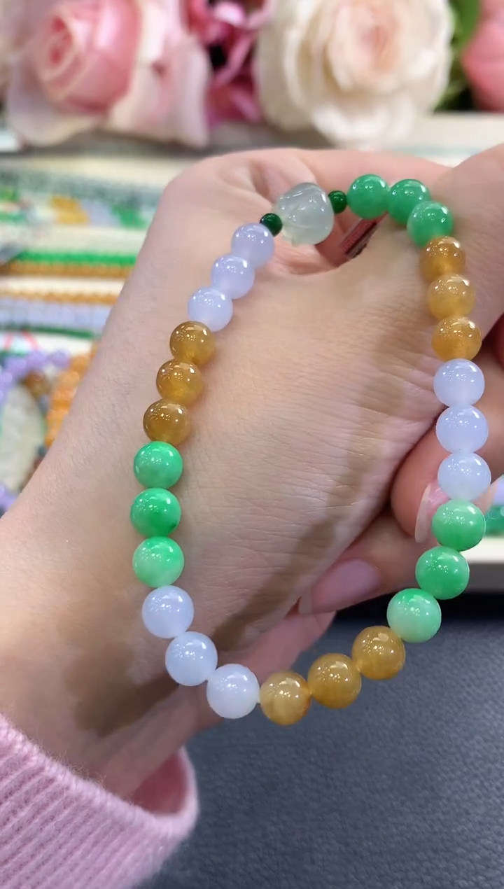 未镶嵌手串翡翠b1 