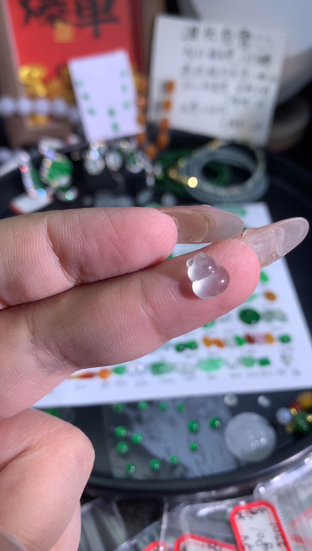 未镶嵌裸石翡翠葫芦