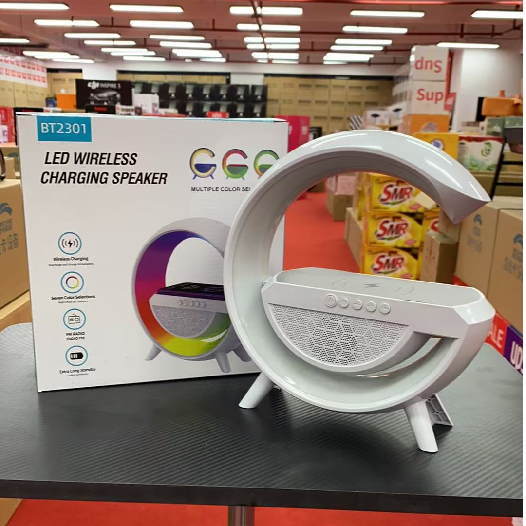 蓝牙音箱无线充电多功能氛围小夜灯卧室生日礼物床头台灯音响