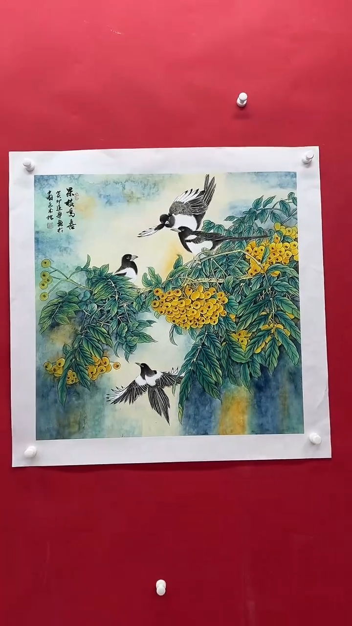 国画画家陆远华纯手绘原作