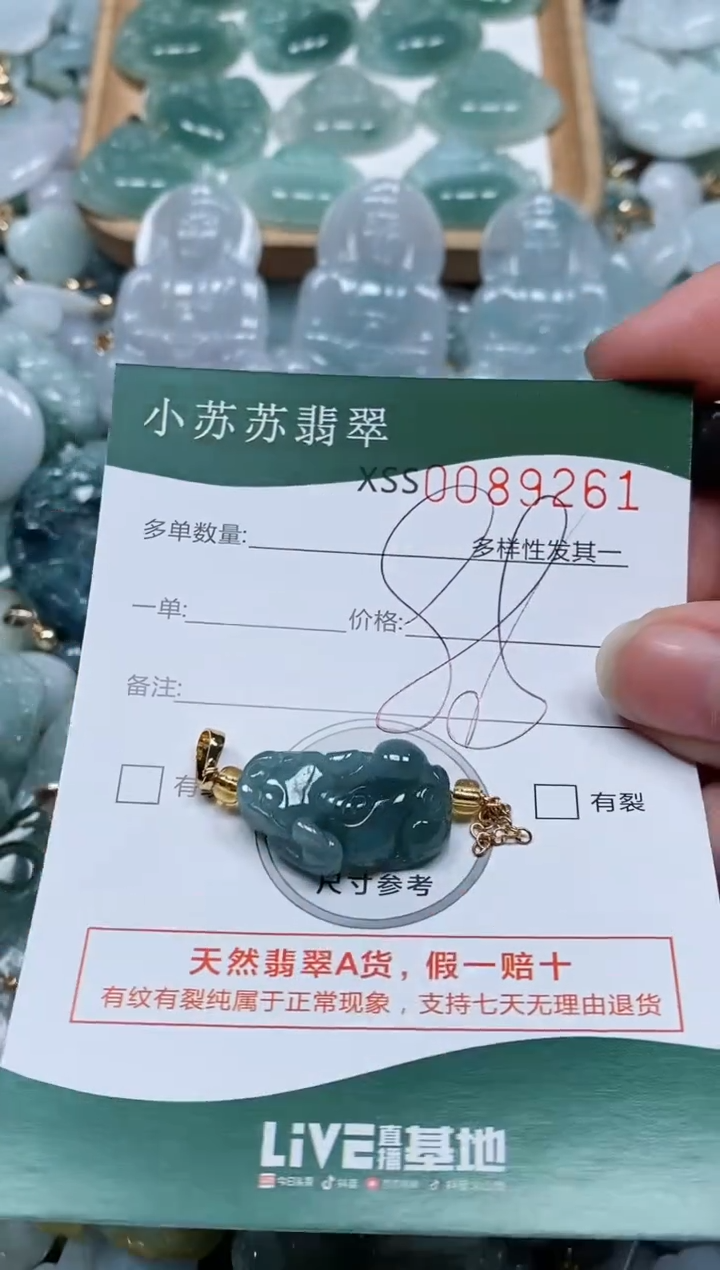 【闪购商品】翡翠颈饰未镶嵌闪购商品0089261