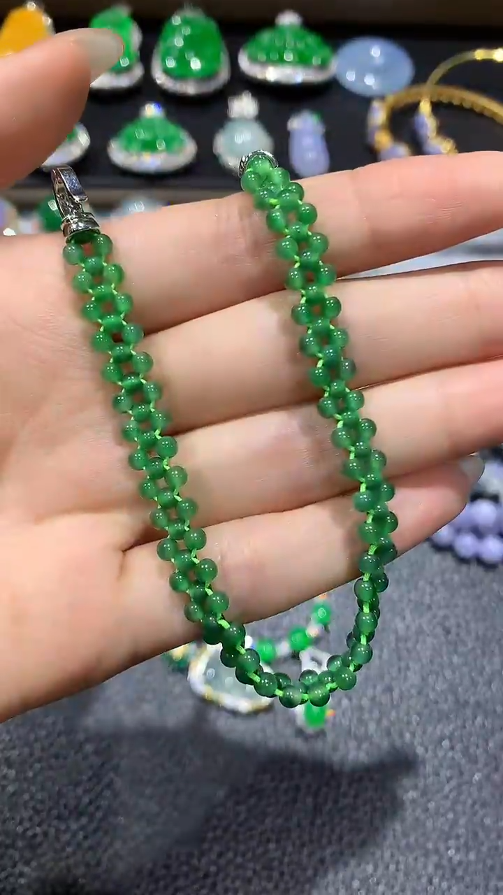 【闪购商品】翡翠手链未镶嵌5多人多样性随机发货1件